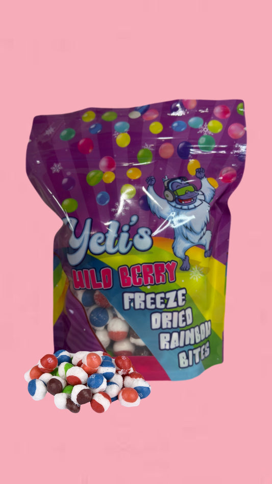 Freeze dried wild berry skittles