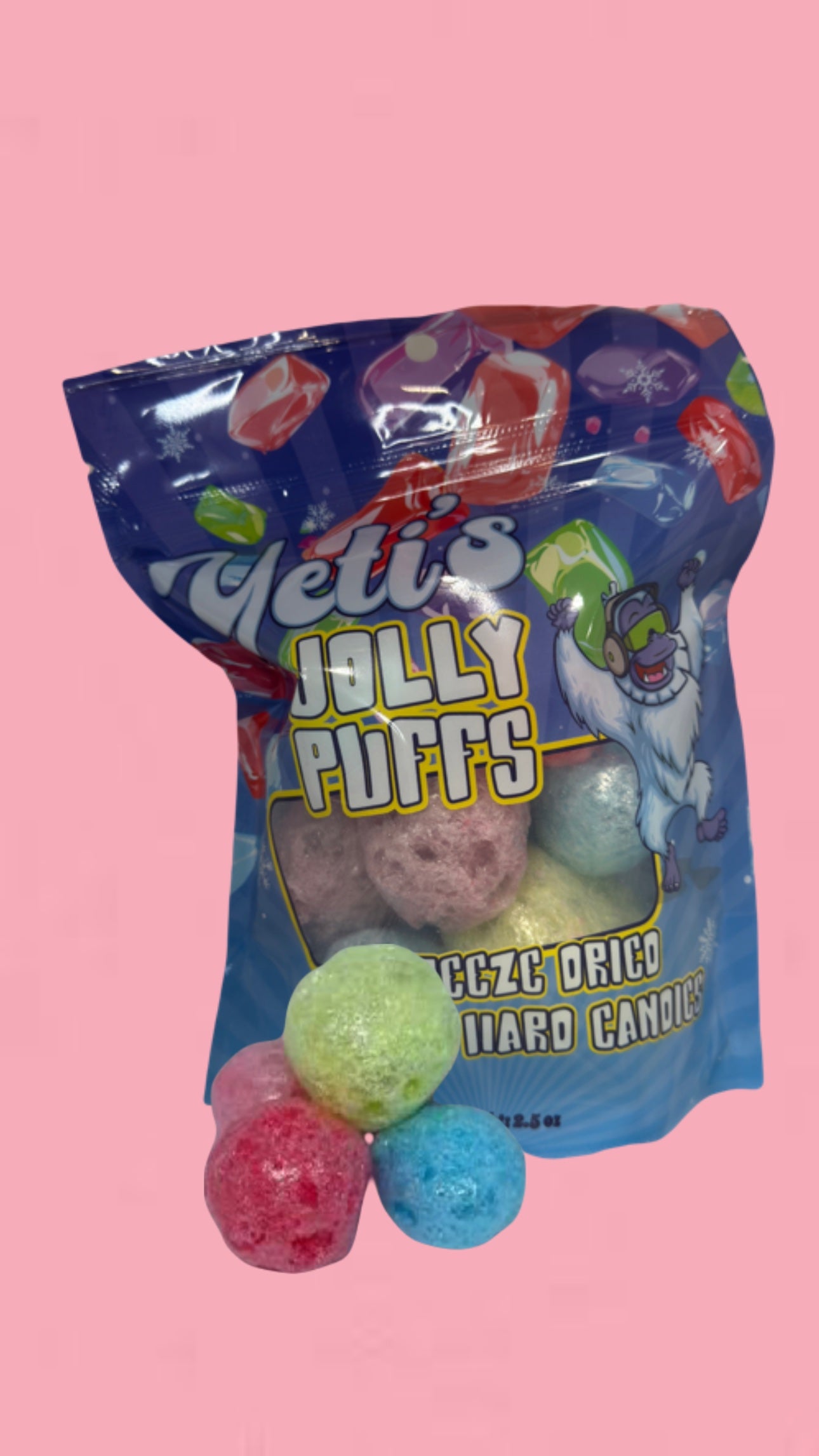 Freeze dried jolly puffs